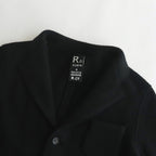 WOOL FELT KNIT JACKET #BLACK [no.6452]