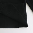 WOOL FELT KNIT JACKET #BLACK [no.6452]