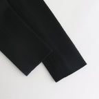 WOOL FELT KNIT JACKET #BLACK [no.6452]