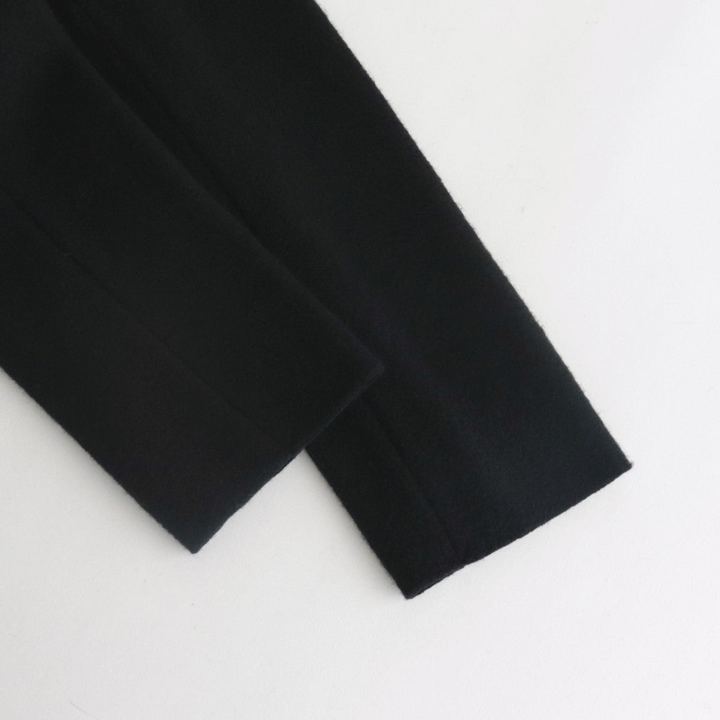 WOOL FELT KNIT JACKET #BLACK [no.6452]