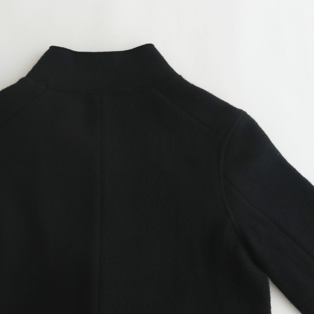 WOOL FELT KNIT JACKET #BLACK [no.6452]