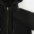 Boa W/ZIP Hoodie #009 TOP Charcoal [US240CT006]