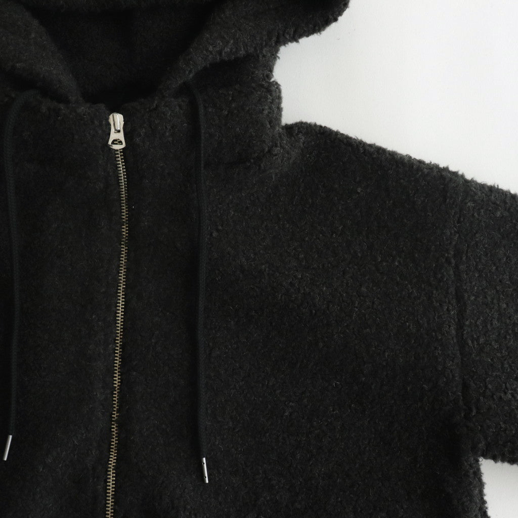 Boa W/ZIP Hoodie #009 TOP Charcoal [US240CT006]