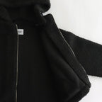 Boa W/ZIP Hoodie #009 TOP Charcoal [US240CT006]