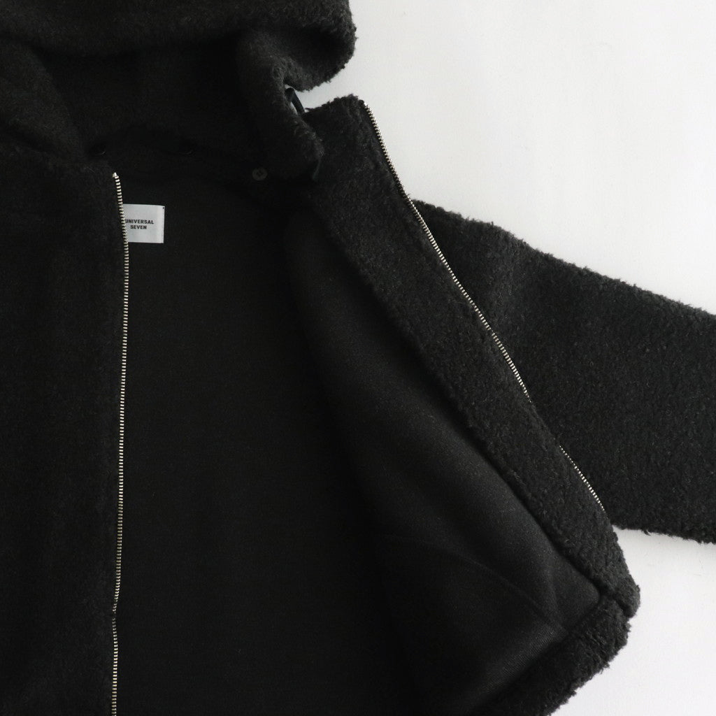 Boa W/ZIP Hoodie #009 TOP Charcoal [US240CT006]