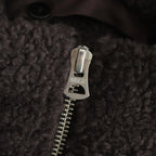 Boa W/ZIP Hoodie #028 Dark Brown [US240CT006]