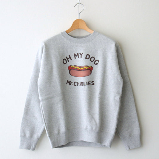 OH MY DOG SWEAT SHIRT #heather gray [no.6999]