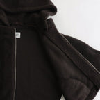 Boa W/ZIP Hoodie #028 Dark Brown [US240CT006]