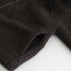 Boa W/ZIP Hoodie #028 Dark Brown [US240CT006]