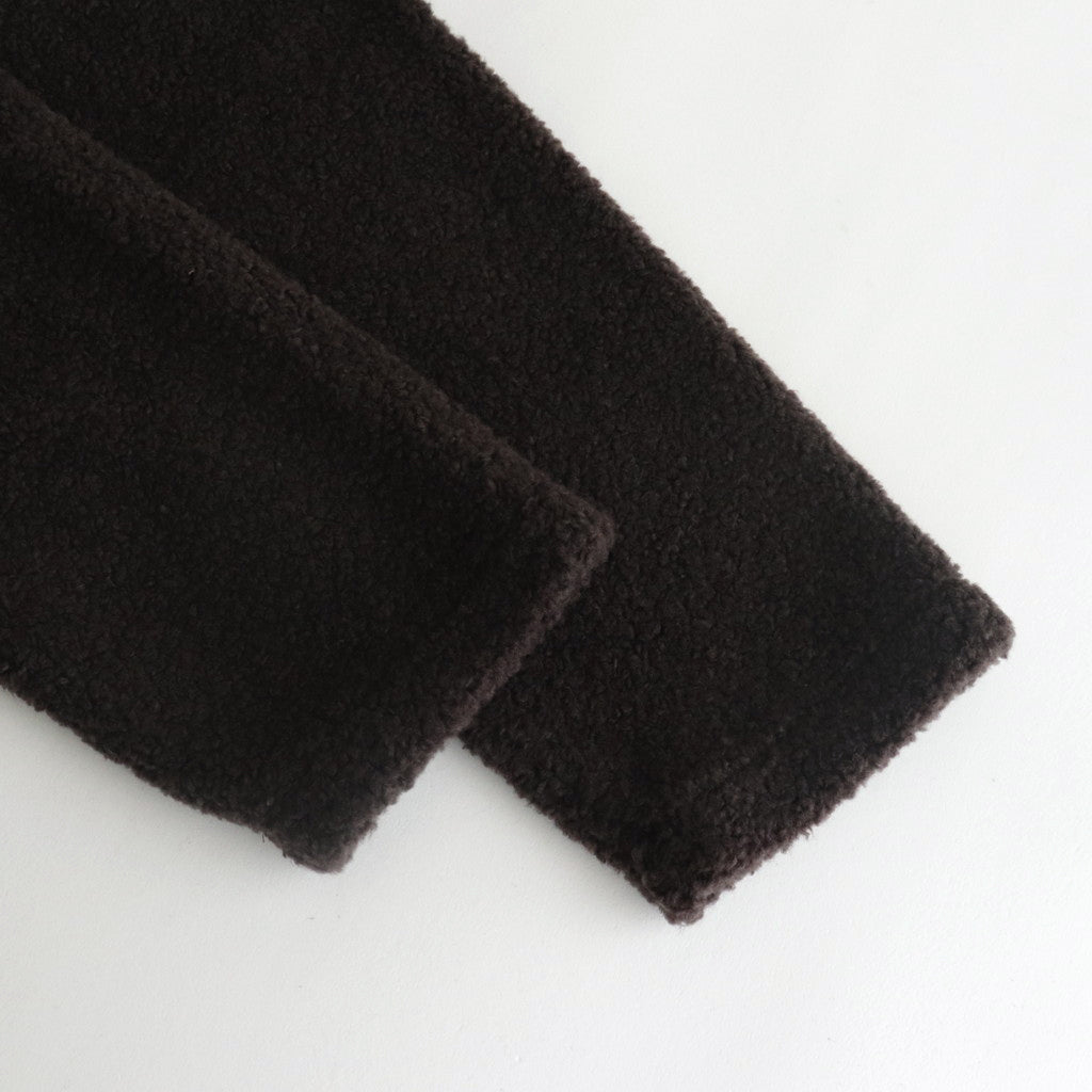 Boa W/ZIP Hoodie #028 Dark Brown [US240CT006]
