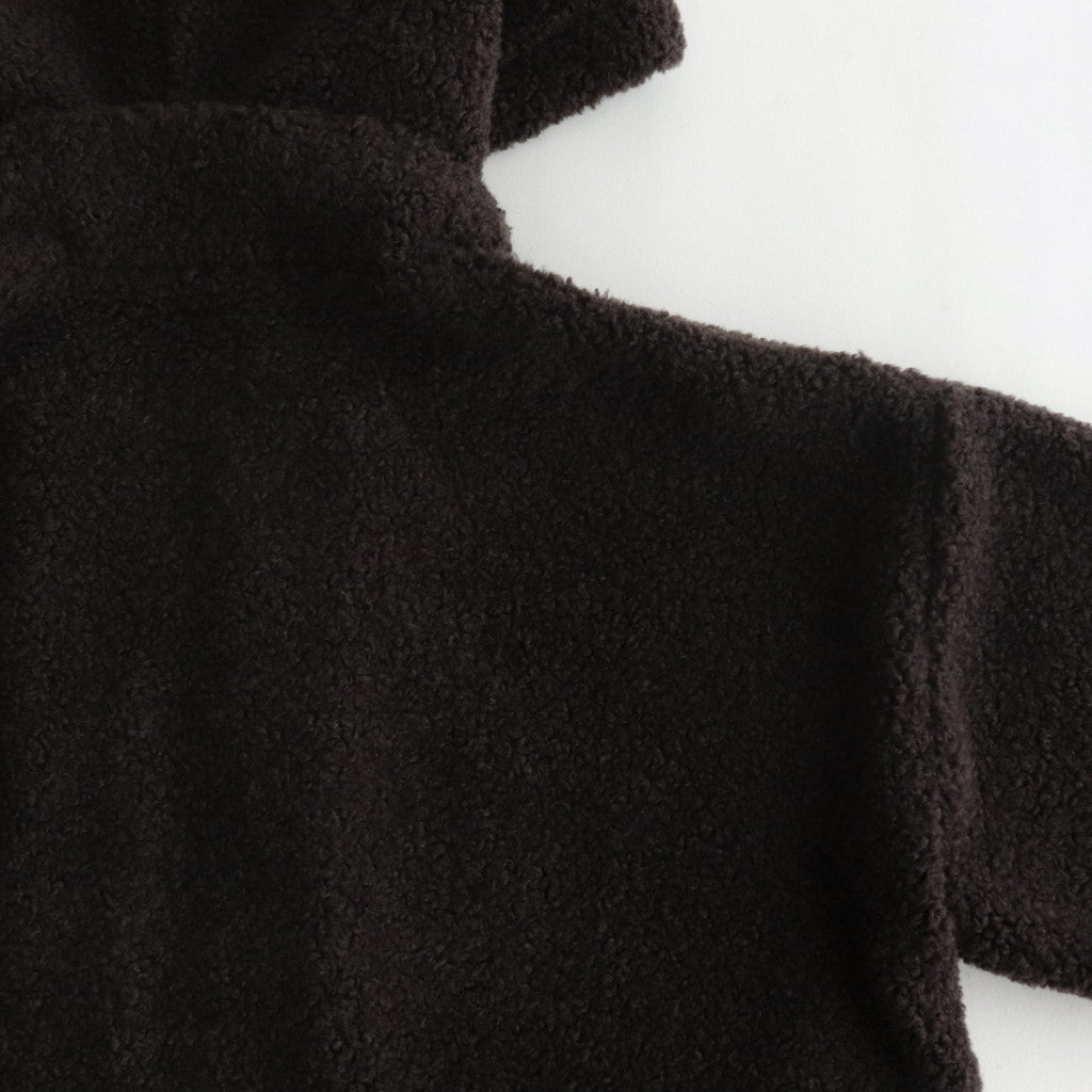 Boa W/ZIP Hoodie #028 Dark Brown [US240CT006]