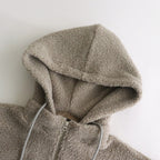 Boa W/ZIP Hoodie #019 Greige [US240CT006]