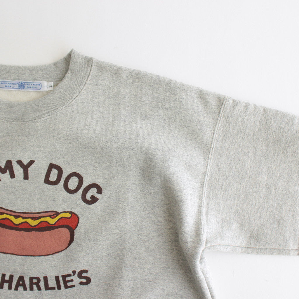 OH MY DOG SWEAT SHIRT #heather gray [no.6999]