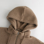 Boa W/ZIP Hoodie #064 Cafe au Lait [US240CT006]
