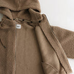 Boa W/ZIP Hoodie #064 Cafe au Lait [US240CT006]