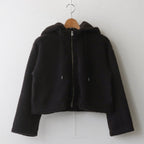 Boa W/ZIP Hoodie #028 Dark Brown [US240CT006]