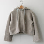 Boa W/ZIP Hoodie #019 Greige [US240CT006]