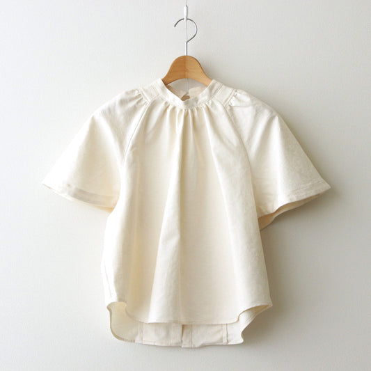 白晝の夢 flare sleeve blouse #ivory [TLF-224-bl001-ja]
