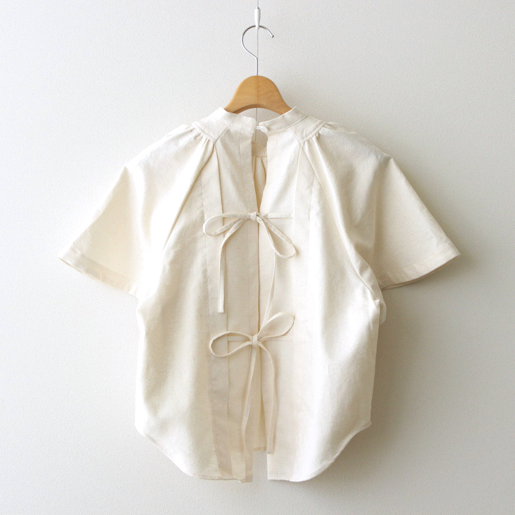 白晝の夢 flare sleeve blouse #ivory [TLF-224-bl001-ja]