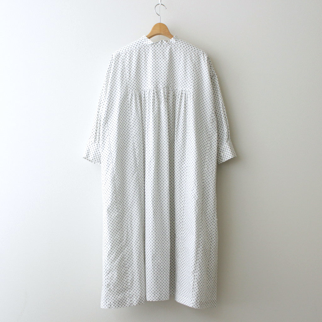 明滅する春 rectangle dress #white/black [TLF-124-op005-gp]