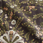 KALEIDOSCOPE FLOWER GAUZE SHAWL #DARK BROWN [no.6398]