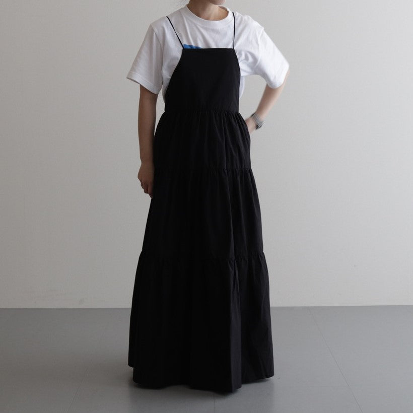 camisole tiered dress #black [1359-004]