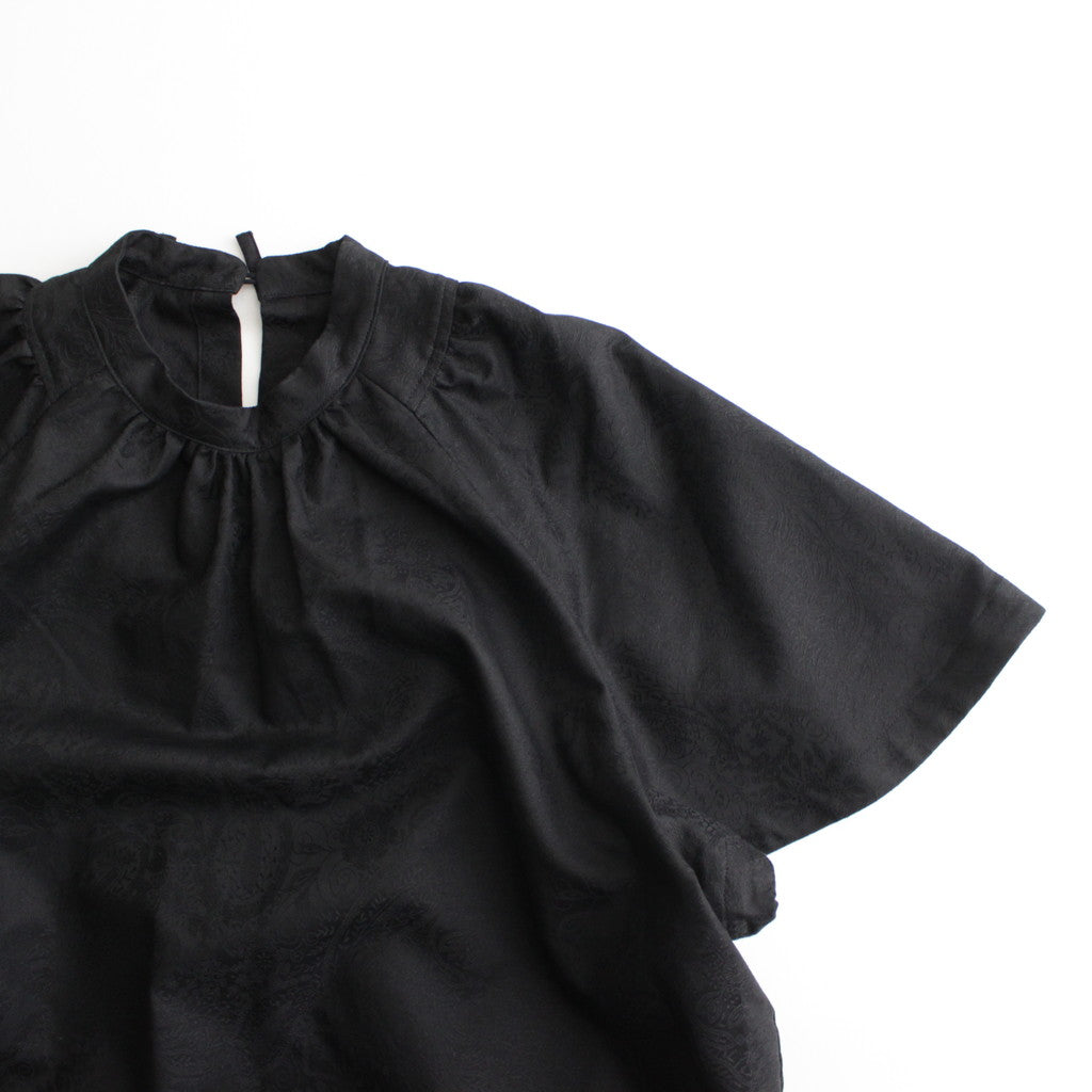 白晝の夢 flare sleeve blouse #black [TLF-224-bl001-ja]