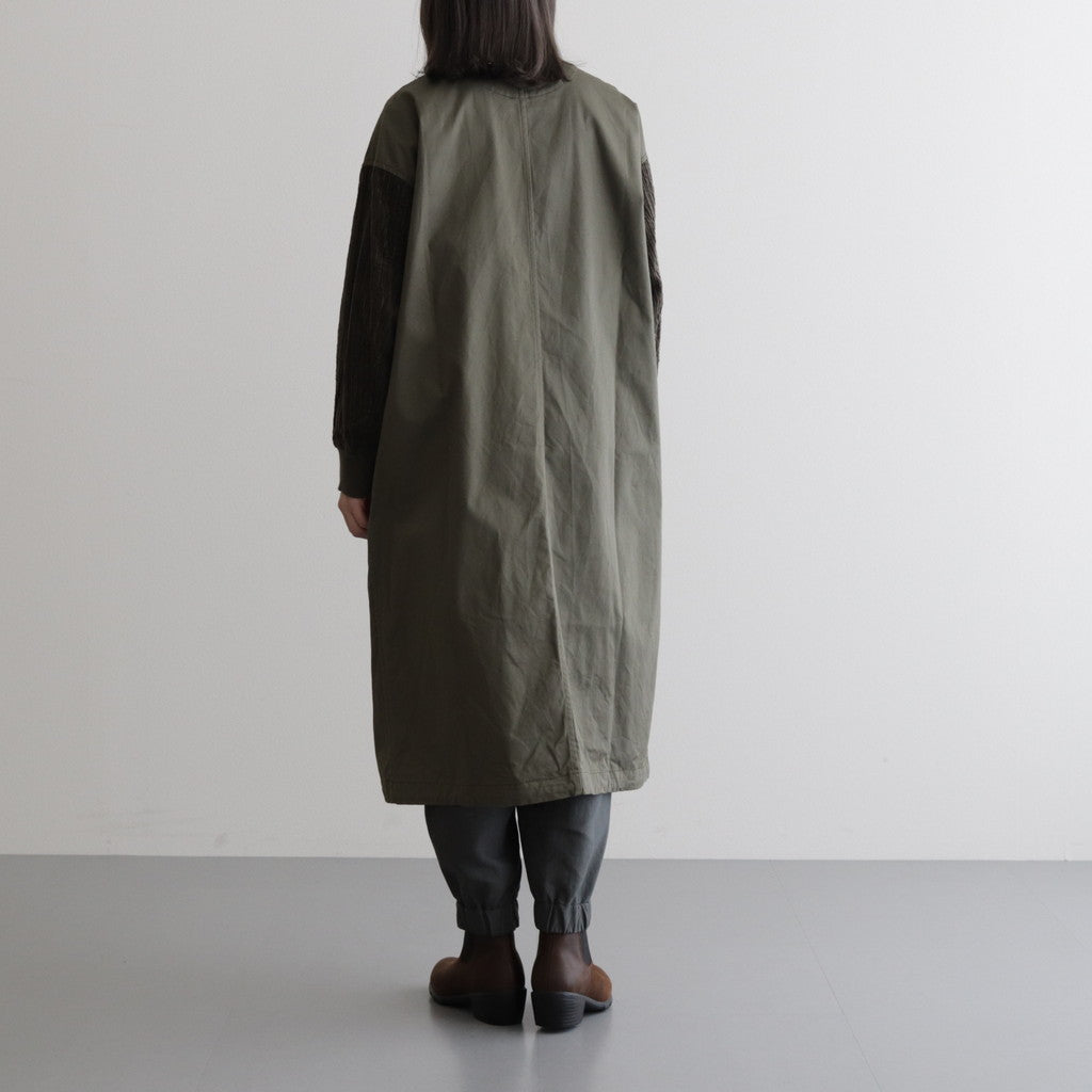 Cotton Weapon Combo Zip Coat #025 Khaki [TS233CO079]