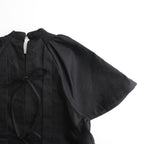 白晝の夢 flare sleeve blouse #black [TLF-224-bl001-ja]