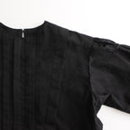 白晝の夢 tucked dress #black [TLF-224-op003-ja]