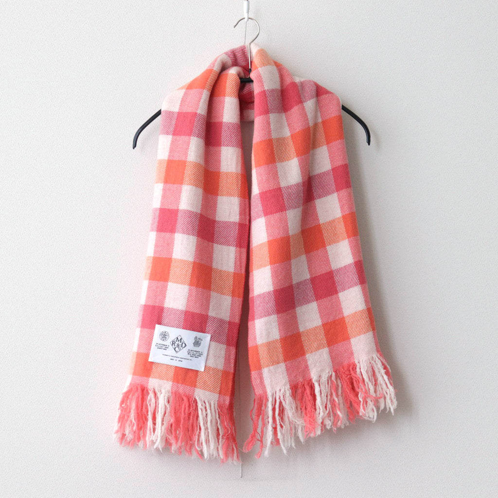 CHECK BLANKET #PINK [no.6511]