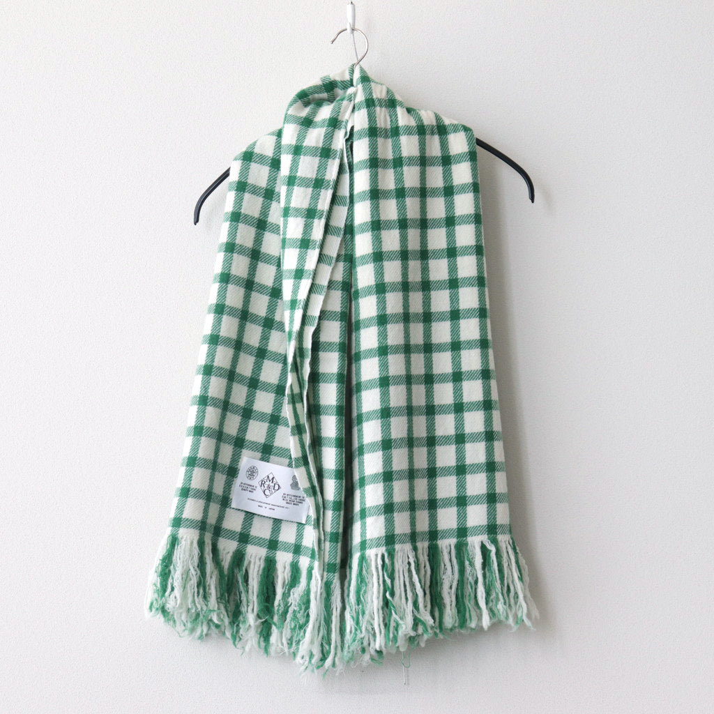 CHECK BLANKET #GREEN [no.6511]