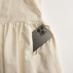 白晝の夢 tucked dress #ivory [TLF-224-op003-ja]