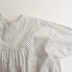 明滅する春 rectangle blouse #white/black [TLF-124-sh005-gp]