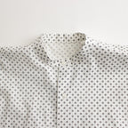 明滅する春 rectangle dress #white/black [TLF-124-op005-gp]