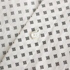 明滅する春 rectangle dress #white/black [TLF-124-op005-gp]