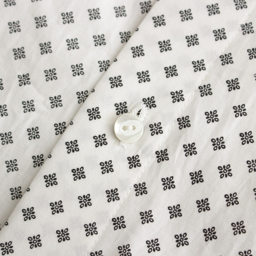 明滅する春 rectangle dress #white/black [TLF-124-op005-gp]