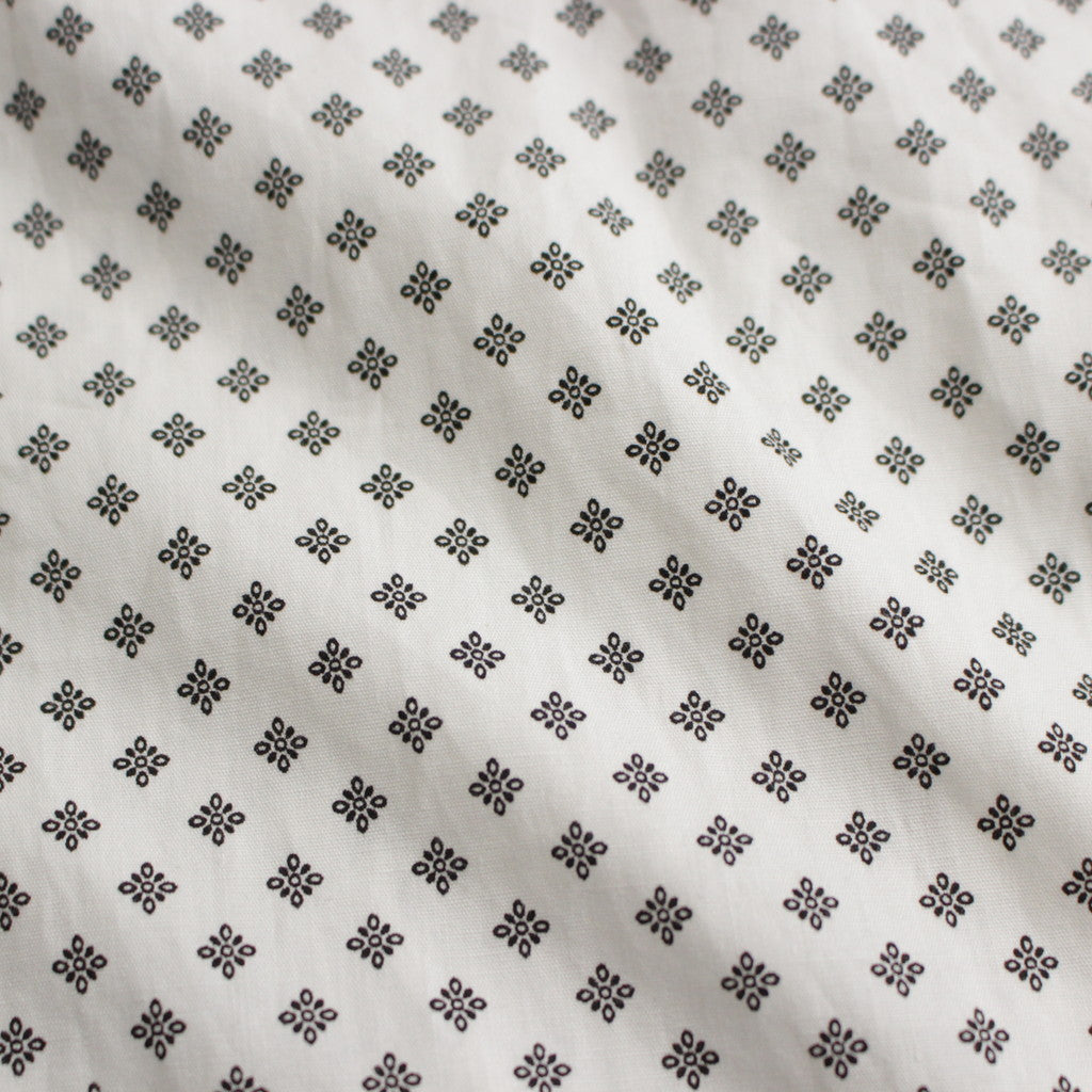 明滅する春 rectangle dress #white/black [TLF-124-op005-gp]