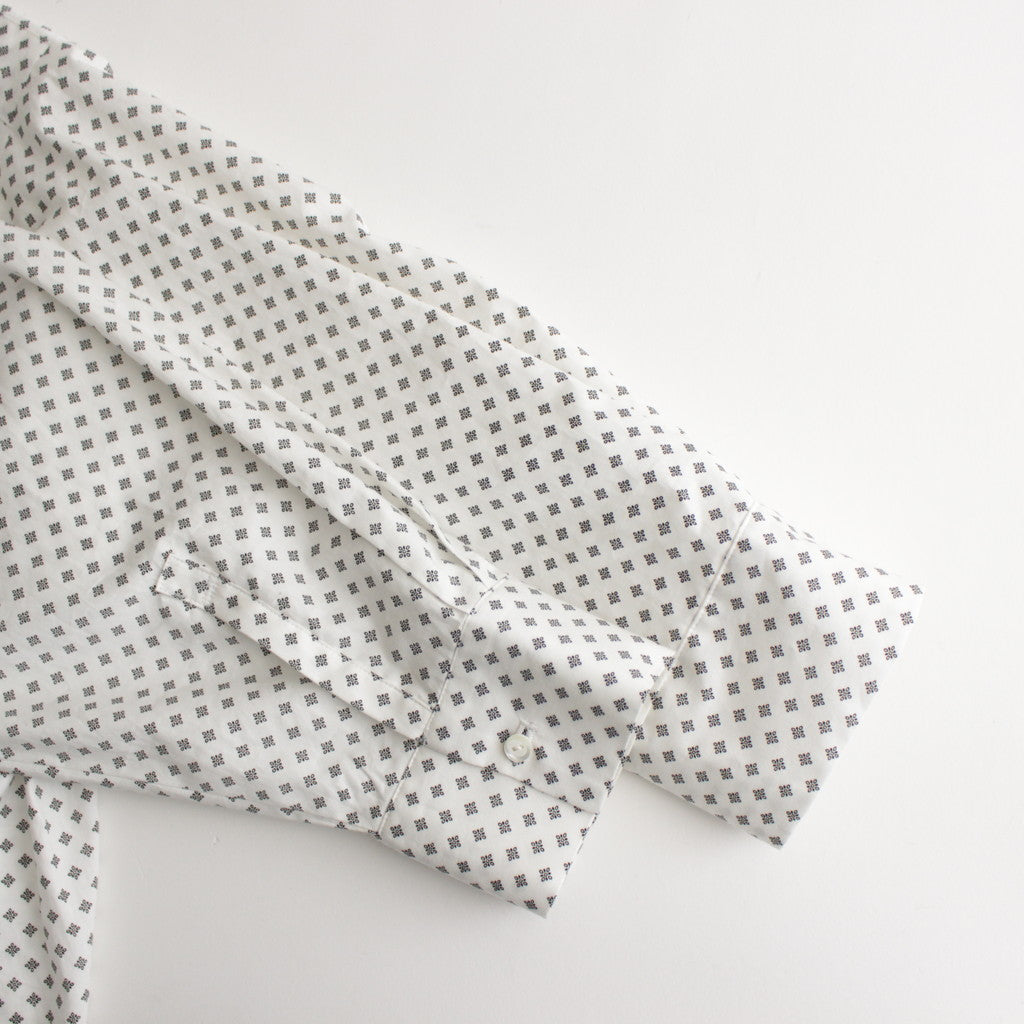 明滅する春 rectangle dress #white/black [TLF-124-op005-gp]