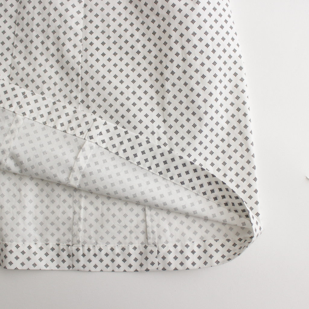 明滅する春 rectangle dress #white/black [TLF-124-op005-gp]