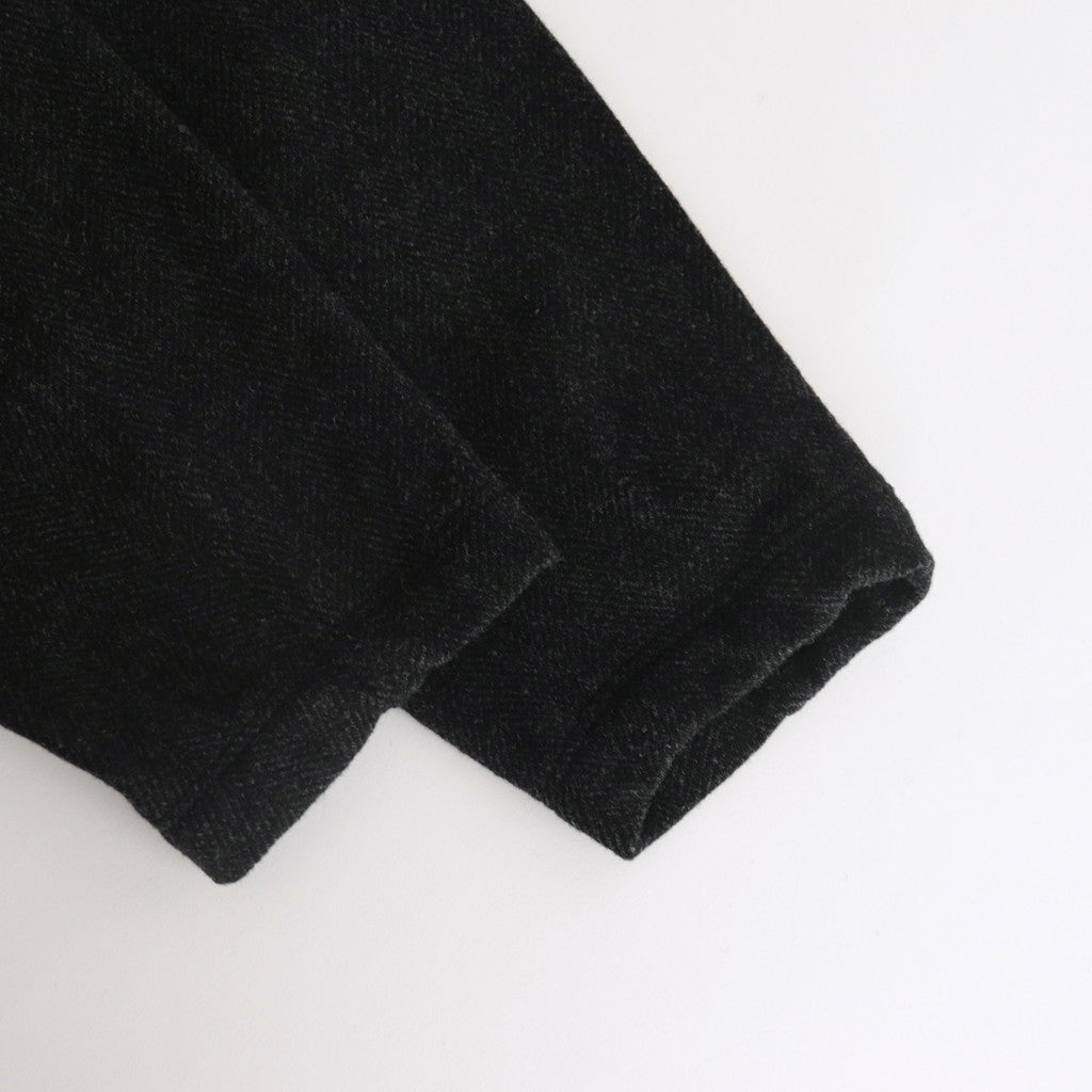 Original Wool Herringbone Zip Sten CO #250 Black Herringbone [TS233CO077]
