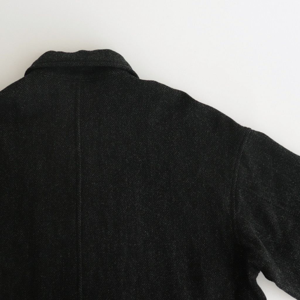Original Wool Herringbone Zip Sten CO #250 Black Herringbone [TS233CO077]