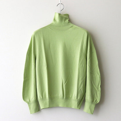 Sankayo ​​high-neck knit #Light green [242804]