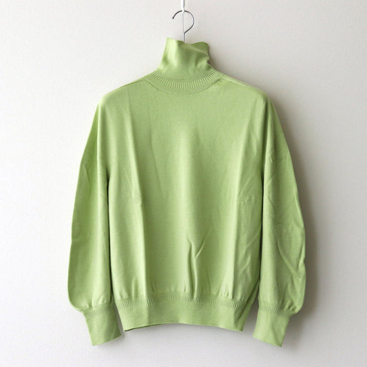 Sankayo high-neck knit #Light green [242804]