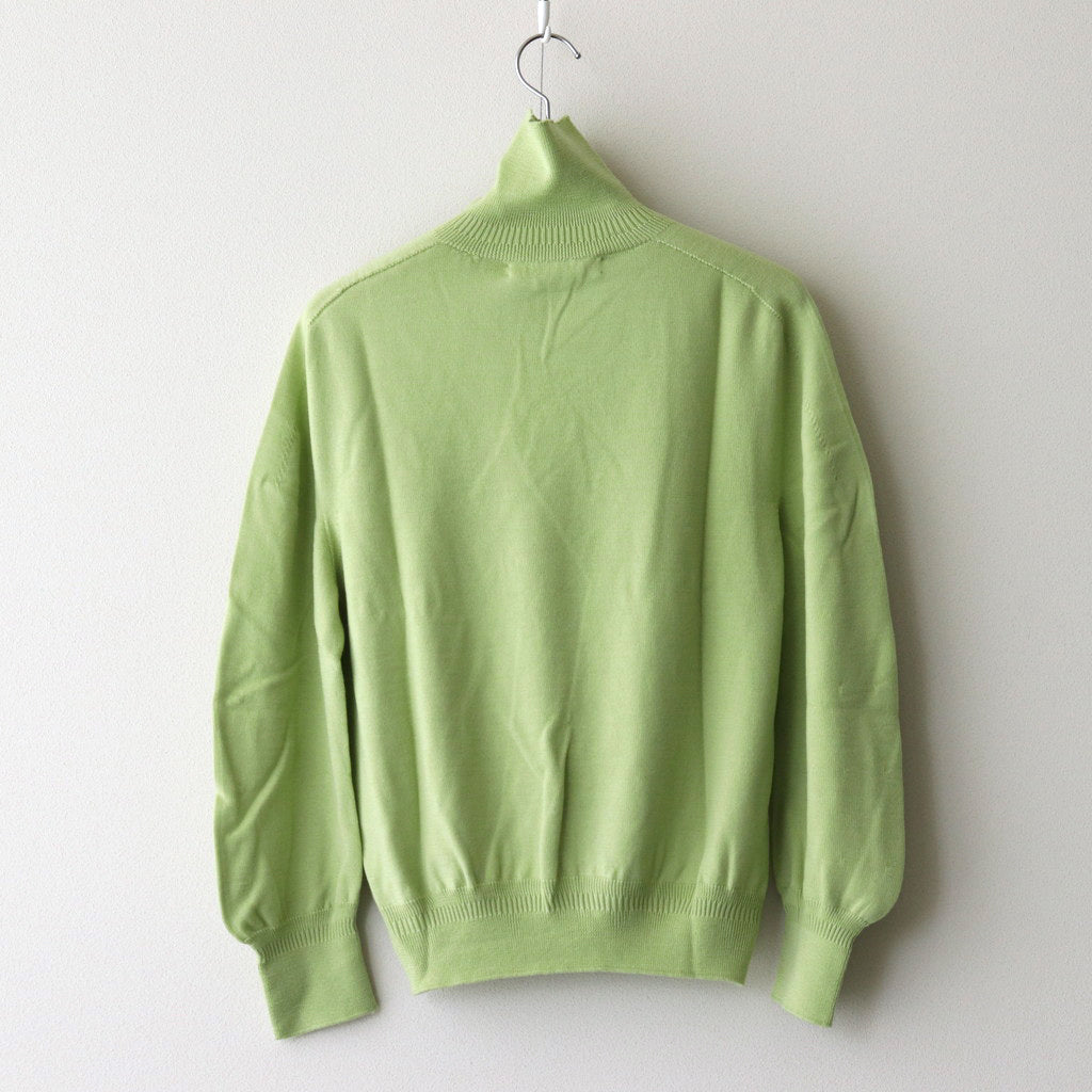 Sankayo ​​high-neck knit #Light green [242804]