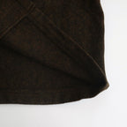 Original Wool Herringbone Zipsten CO #024 Brown Herringbone [TS233CO077]