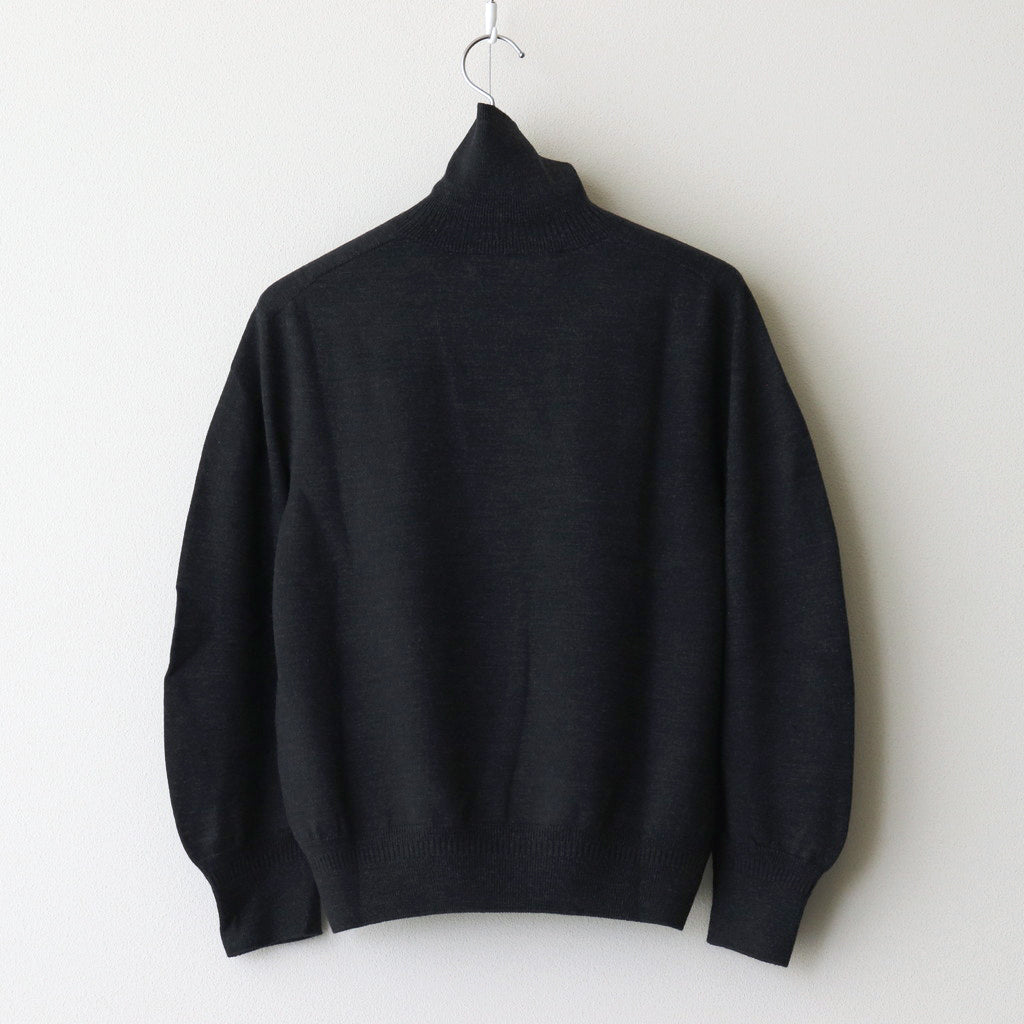 Sankayo high-neck knit #Dark grey [242804]