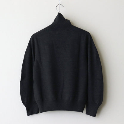 Sankayo ​​high-neck knit #Dark gray [242804]