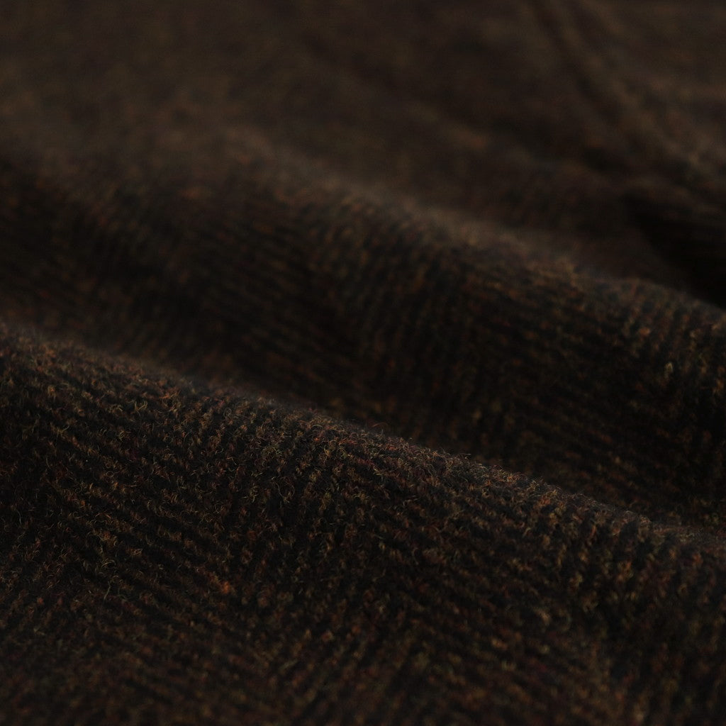 Original Wool Herringbone Zipsten CO #024 Brown Herringbone [TS233CO077]