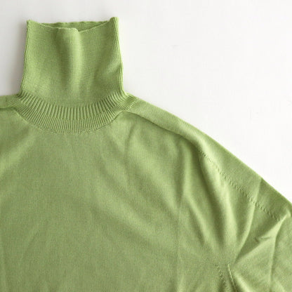 Sankayo ​​high-neck knit #Light green [242804]